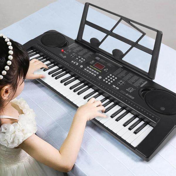BNMUSIC Bàn Phím Điện Tử 61 Phím Quà Tặng Cho Trẻ Em Piano Kỹ Thuật Số Kèm Mic & Giá Đỡ Nhạc USB