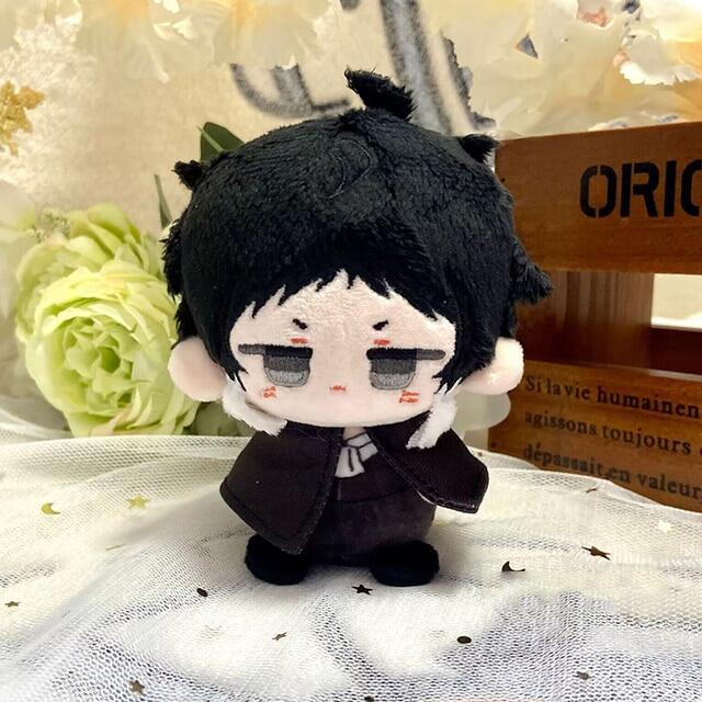 Bungou Stray Dogs Plush Pendant Doll Soft Keychain Backpack Keyring Cute Mochi Mascot Nakajima Atsushi Kunikida Doppo Dazai Toy
