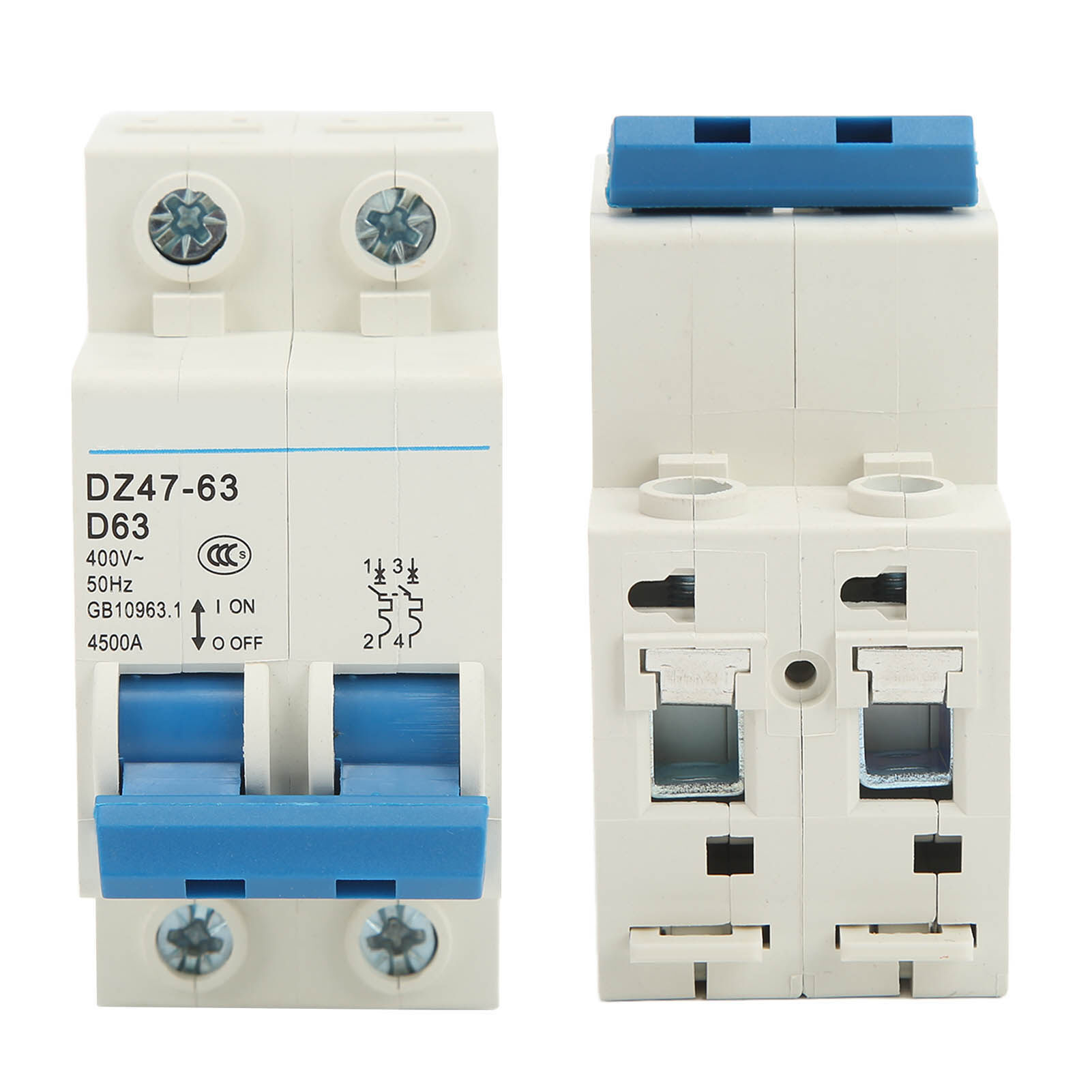AC400V Miniature Circuit Breaker 2P 2Pole Solar Panel Energy Air Switch MCB