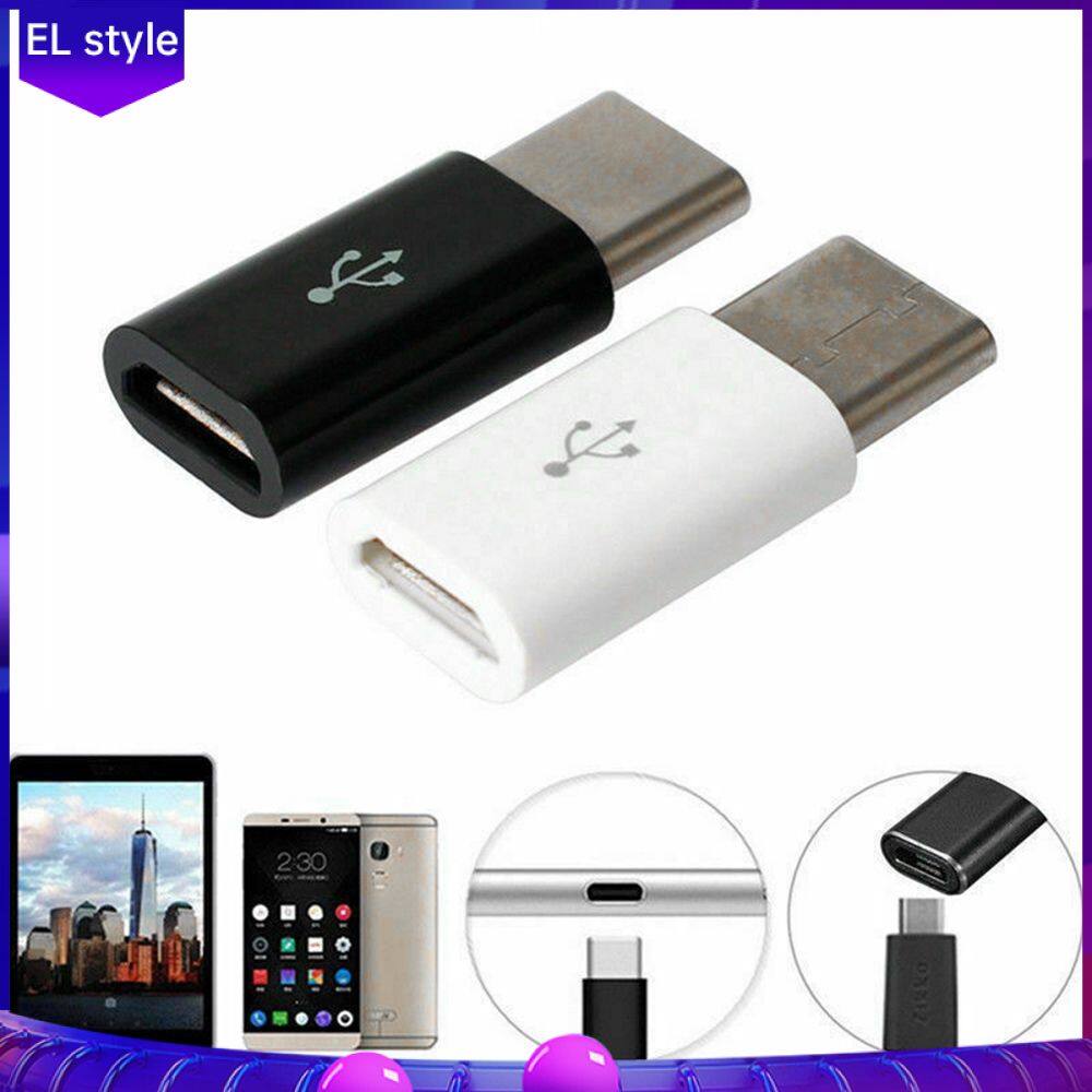 EL Stysle-Bộ Chuyển Đổi Từ Type C Sang Micro USB Bộ Chuyển Đổi TYPE-C Điện Thoại Thông Minh Android Bộ Chia Tách Tương Thích Truyền Dữ Liệu Sạc Cho Điện Thoại