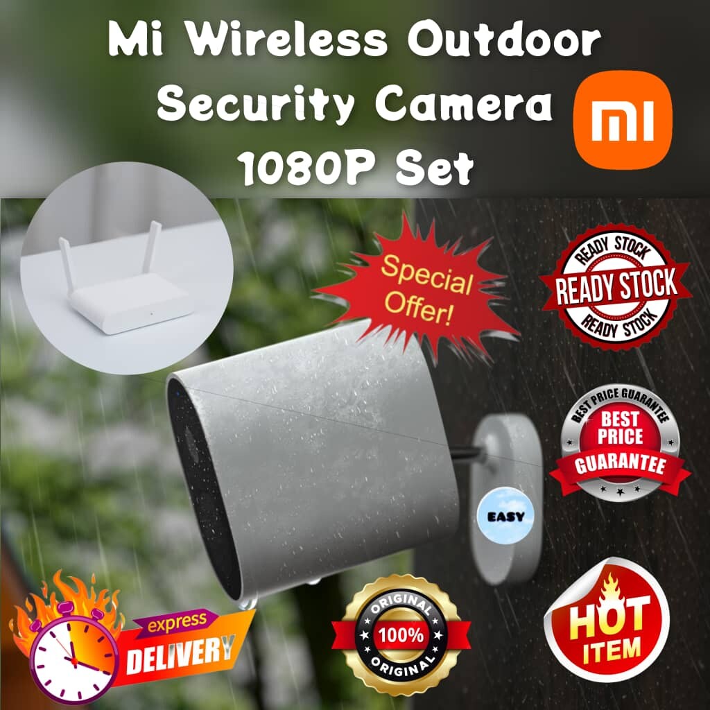 Mi Xiaomi Wireless Outdoor Security Camera 1080p Set