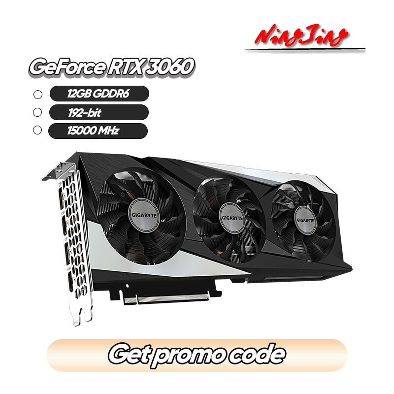 1 GIGABYTE กราฟิกการ์ด Geforce RTX 3060 GAMING 12G 15000Mhz GDDR6 12GB ...