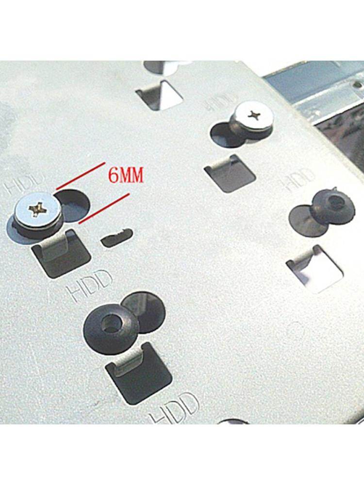 20pcs Computer Case Shockproof Screws Shockproof Screws + Shock Absorption 3.5-inch HDD Shock Absorption Screws