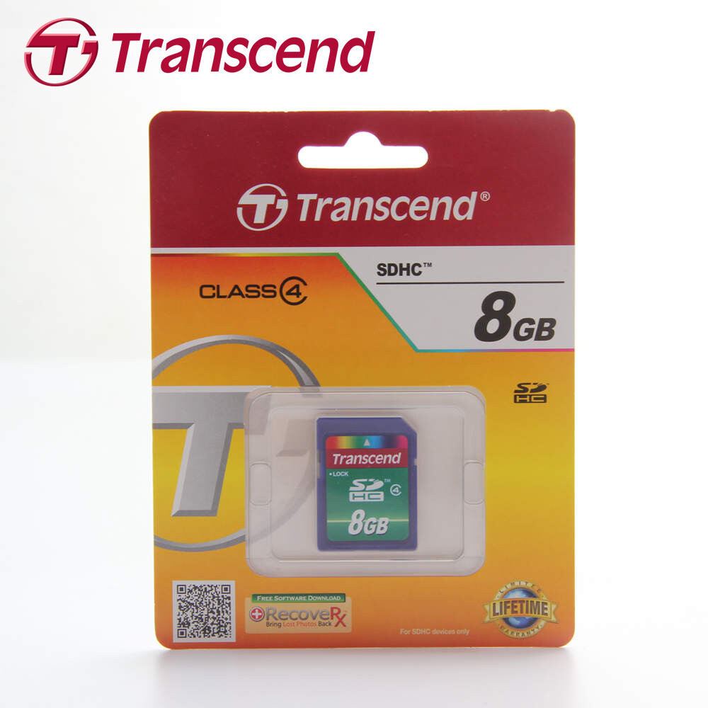 Thẻ Nhớ Flash Transcend SDHC Class4 8GB SDHC CLASS 4 (TS8GSDHC4)