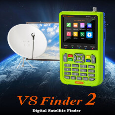 V8 Finder 2 thiết bị tìm vệ tinh DVB-S2X/S2/S HD-Tương Thích Được Xây Dựng Trong 5000MAh Pin 3.5 Inch Hiển Thị Vệ Tinh Cường Độ Tín Hiệu Meter Để Điều Chỉnh Sat Món Ăn Thiết bị dò tìm vệ tinh kỹ thuật số thiết bị tìm vệ tinh