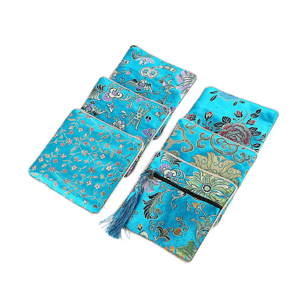 1 Pcs Embroidery Jewelry Bag Chinese Classic Gorgeous Embroideries Exotic Pouch