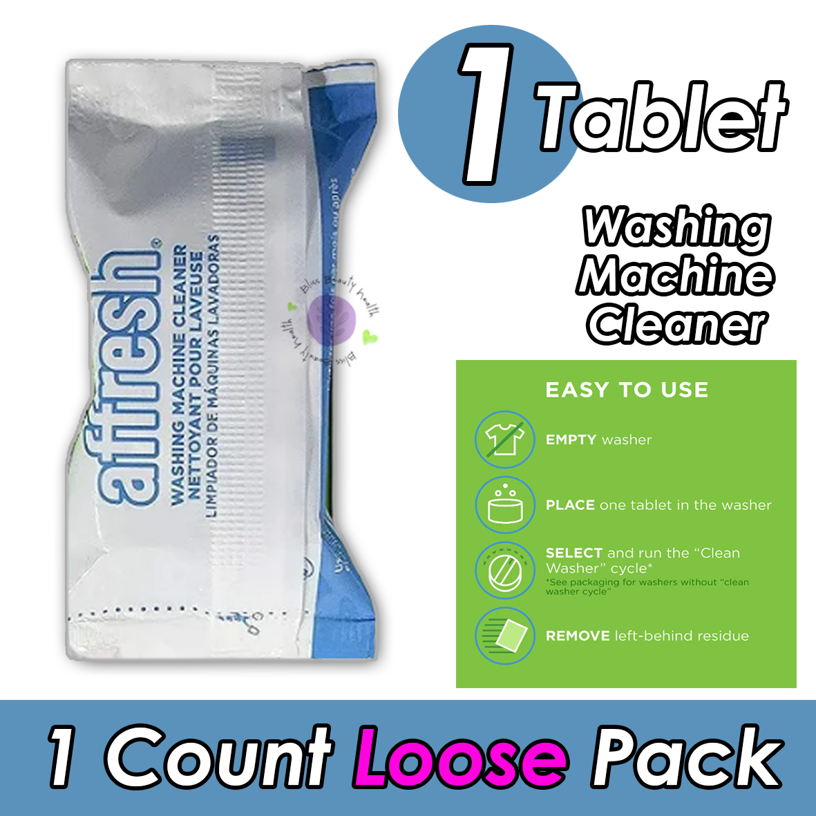 Affresh Washing Machine Cleaner, Cleans Front Load and Top Load Washers