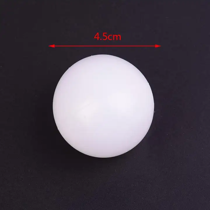 white plastic ball