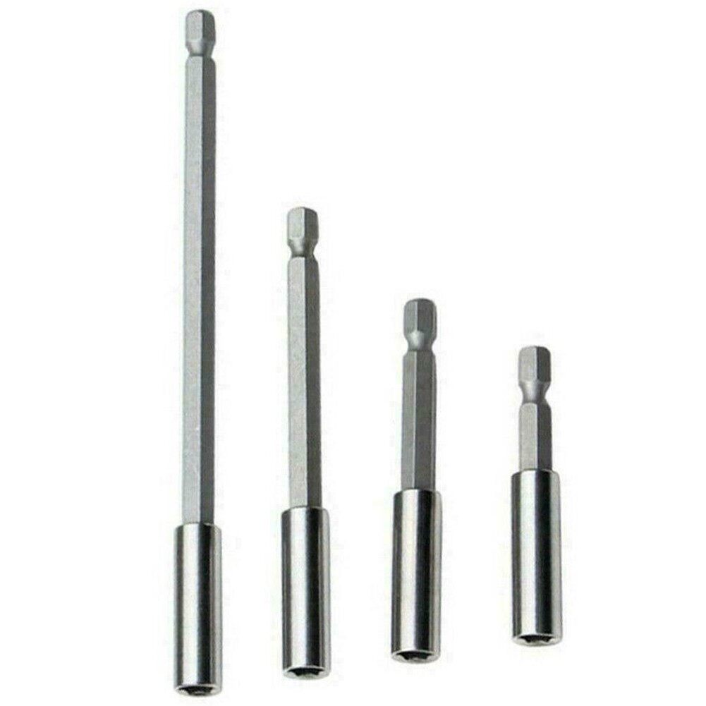 4Pcs Socket Bit Adapter Set Hex Impact Drill Bits Driver Bar Wrench ...