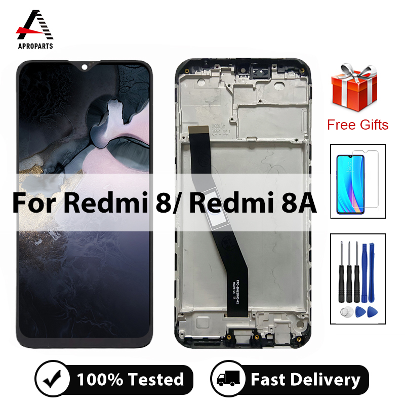 Original LCD For Xiaomi Redmi 8 8A M1908C3IC Display Touch Screen Digitizer Assembly Replacement Parts With Free Tools