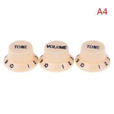Beloving Núm Vặn Đàn Guitar Núm Điều Chỉnh 1 Âm Lượng 2 Âm Cho Guitar