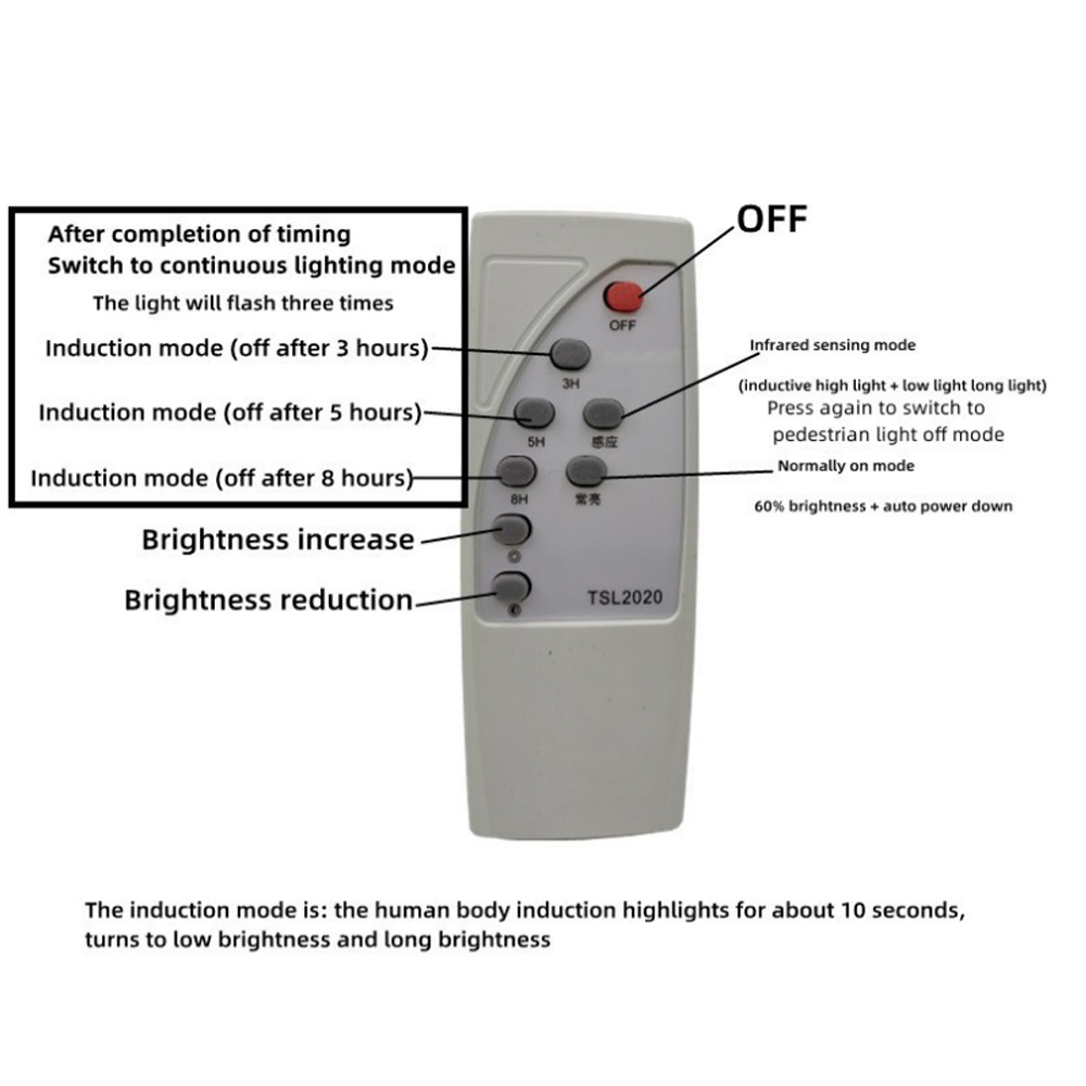 Remote Control Solar Circuit Board PIR Human Body Induction 3.2V/3.7V Solar Street Lamp Controller Module Solar Lamp Controller