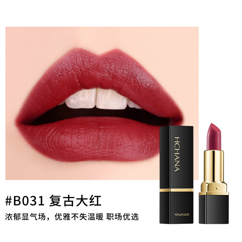 ROREC HCHANA Silky Soft Lipstick Rich Glossy Lip Makeup Lipstick 3.8g ...