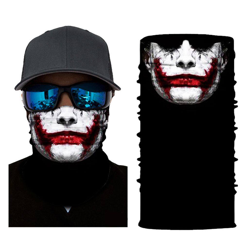PANG8 Men Outdoor Windproof Magic Turban Neck Tube Scarf Face Cover Cycling Face Neck Protection Wrap Face Shield Seamless Bandana Outdoor Scarf Skull Half Face Bandana Seamless Magic Scarf
