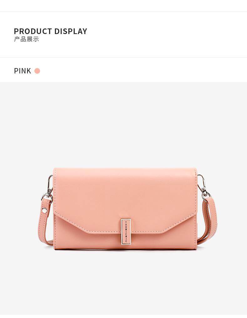 Taomicmic Dompet Wanita 2019 Versi Korea Baru dari Multi-Kapasitas Dompet Crossbody Fashion Wanita Tas Bahu Carteira