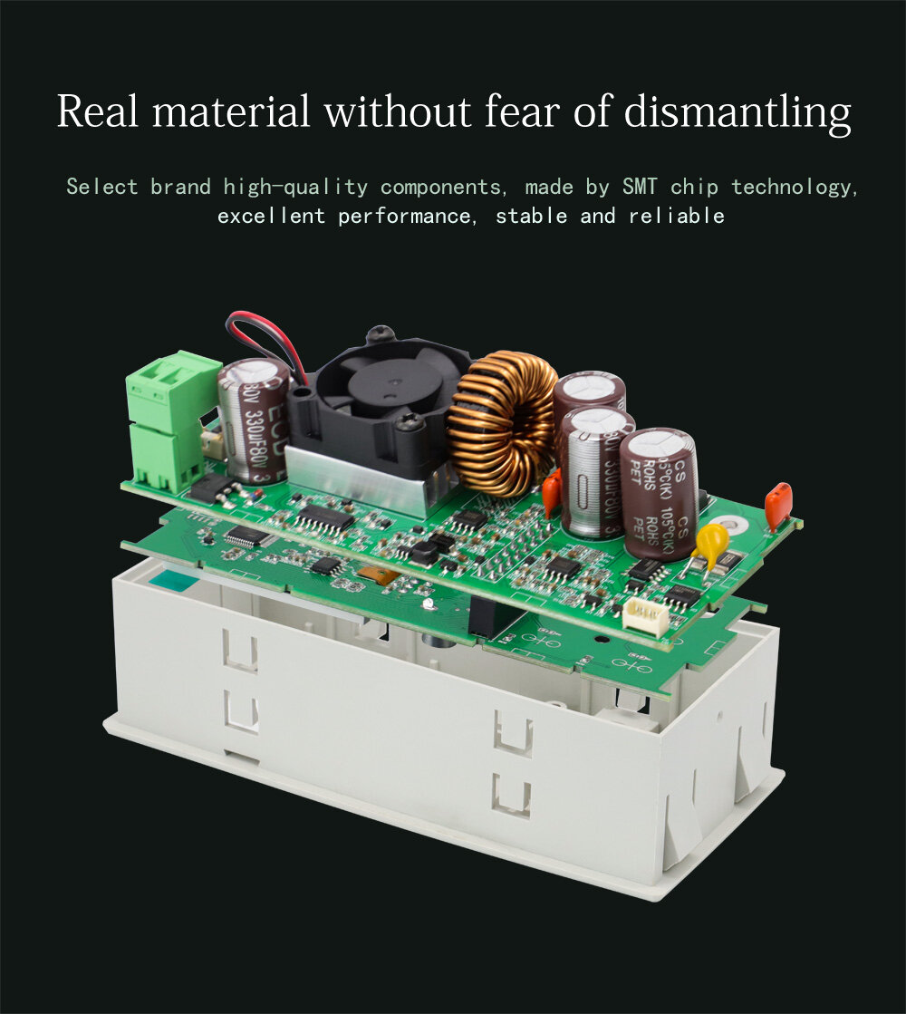 Aideepen XY6008 NC Adjustable DC Regulated Power Supply Constant Voltage and Constant Current Maintenance 60V 8A 480W Step-down Module