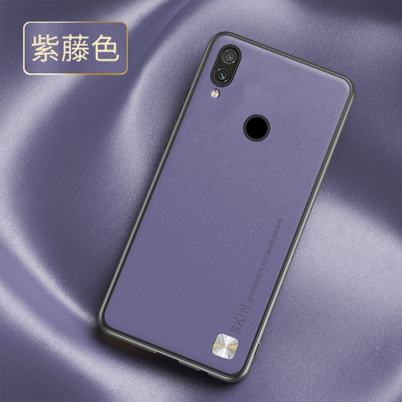 Casing for Redmi Note 7 Pro Note7 Case Plain Skin Leather Cover Xiaomi Redmi Note 7Pro Soft Bumper Shockproof Coque