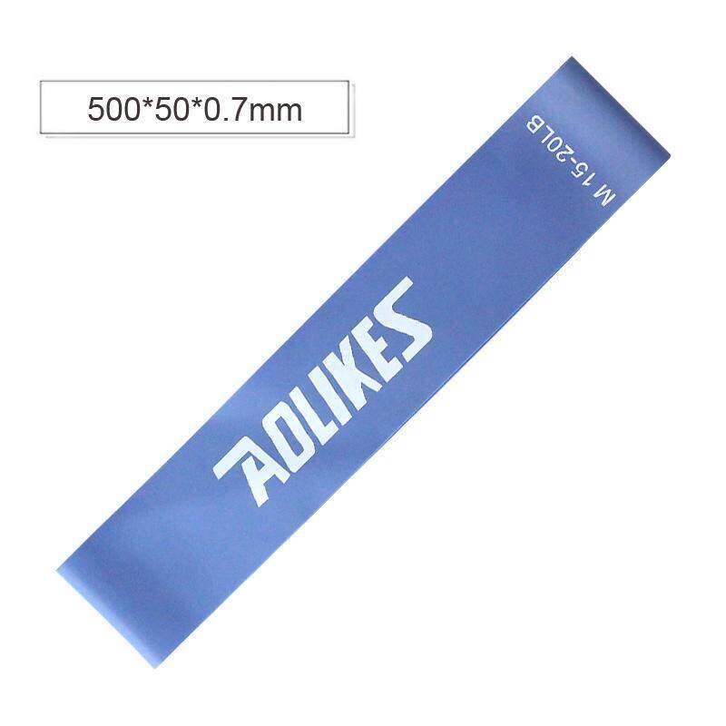 AOLIKES 1PCS Resistance Bands 6 Levels Exercises Elastic Latex Fitness Training Yoga Loop Band Workout Pull Rope Strength Training Fitness Yoga Gym