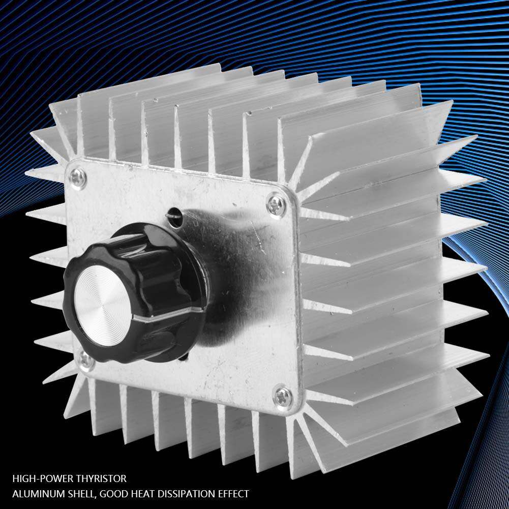 AC 220V 5000W Thyristor Motor Speed Control Adjustable Power Controller AC Motor Speed Controller for Temperature