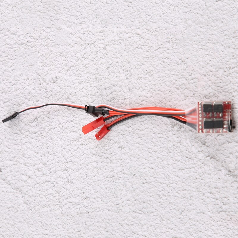 Rc esc 30a 4-8v brush motor speed controller 1/16 1/18 for climbing rc car ship tank mini 4wd wpl car