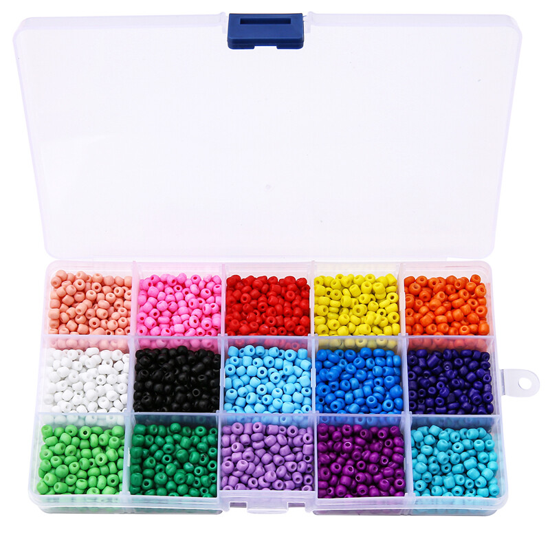 1Box 3/4mm Charm Czech Glass Seed Beads Kit Set Seed beads Loose Spacer Beads For Jewelry Making DIY Bracelet Necklace