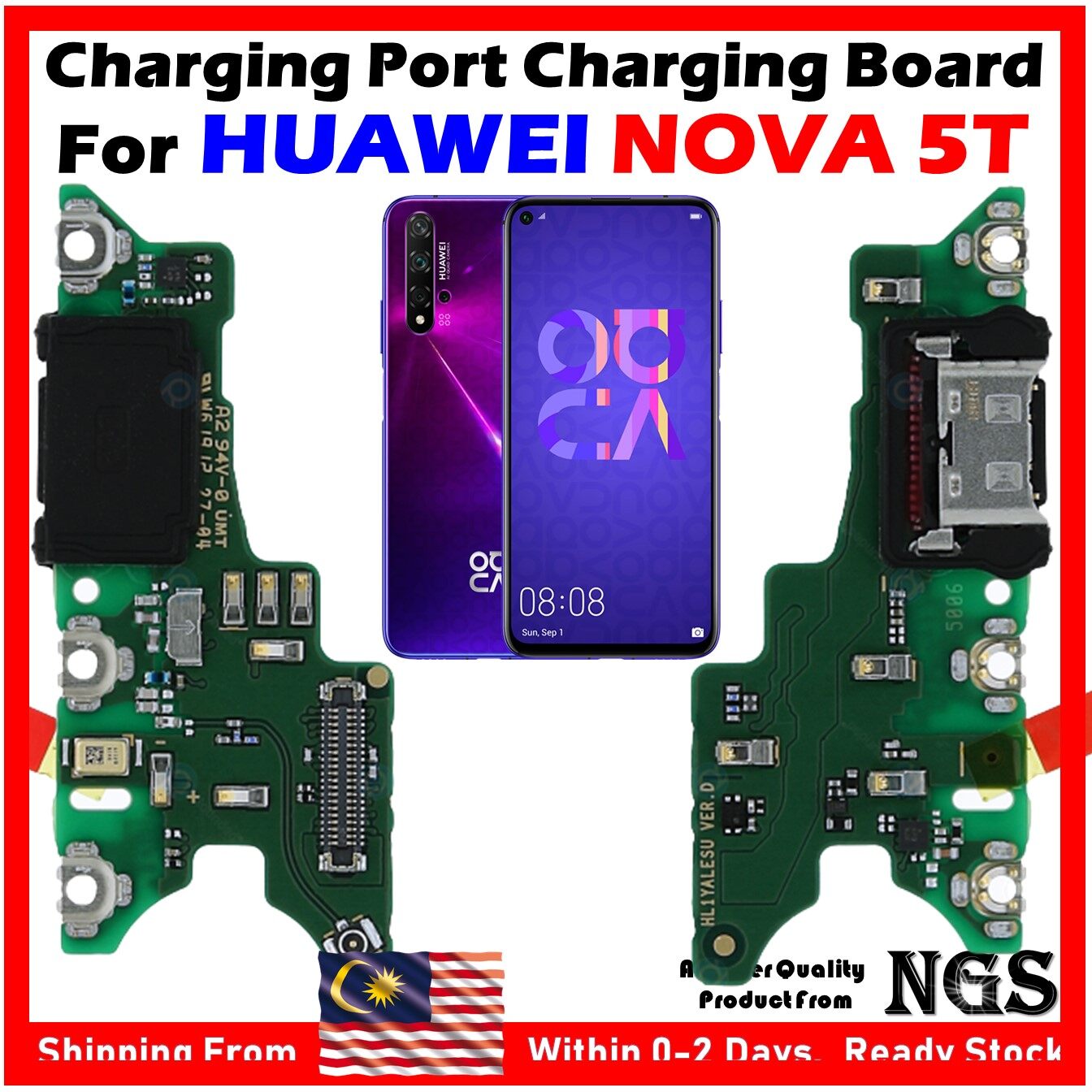 huawei nova 5t charging