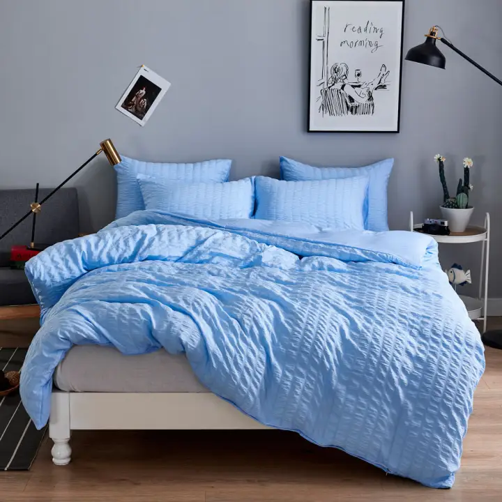 Classic Bedding Set 3 Size Grey Yellow Blue Seerer Bed Linen 3pcs Duvet Cover Pure Sheet 2020 Lazada - Blue Yellow Grey Bedding Classic Bedding Set 3 Size Grey Yellow Blue Seerer Bed Linen 3pcs Duvet Cover Pure Sheet 2020 Lazada - Blue Yellow Grey Bedding