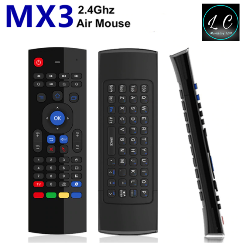 MX3 2.4GHz Wireless Remote Control 6-Axis Inertia Sensors Fly Air Mouse with Keyboard Malaysia