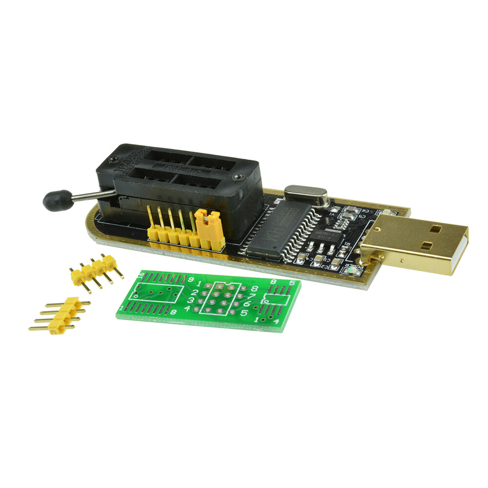 Bộ Lập Trình USB Aideepen Chính Hãng Chip Ghi Dòng CH341A 24 EEPROM BIOS Writer 25 SPI Flash