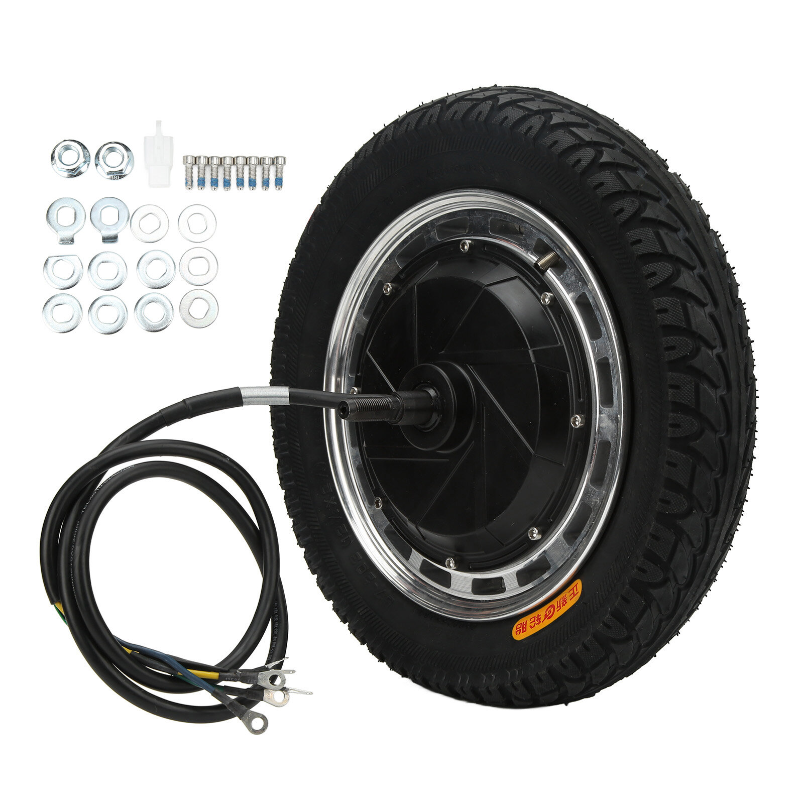 12in Wheel Hub Motor Assembly 48V‑96V 3500W‑6500W with Inner Outer Tire