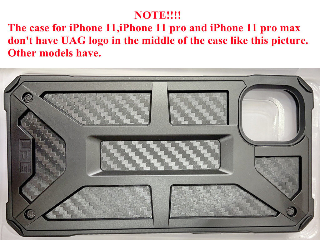 UAG Shatter-resistant Case for iphone 15 pro max 14 pro max iPhone 13 pro max 12 pro max 12 mini 11 pro max XS Max X/XS XR 7/8 Plus 7/8/SE 2020 6/6s plus 6/6s  Carbon Fiber Monarch  Shockproof Protective UAG case