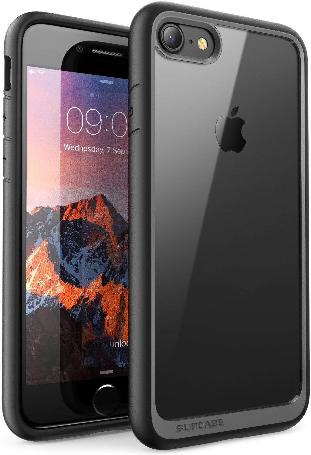 SUPCASE UB Style Case for iphone 11/ iphone 11 Pro Max/ iphone 7/ iphone 8/ iphone 7 Plus / iphone 8 Plus / iphone XR Premium Hybrid Protective Clear Case (Black)