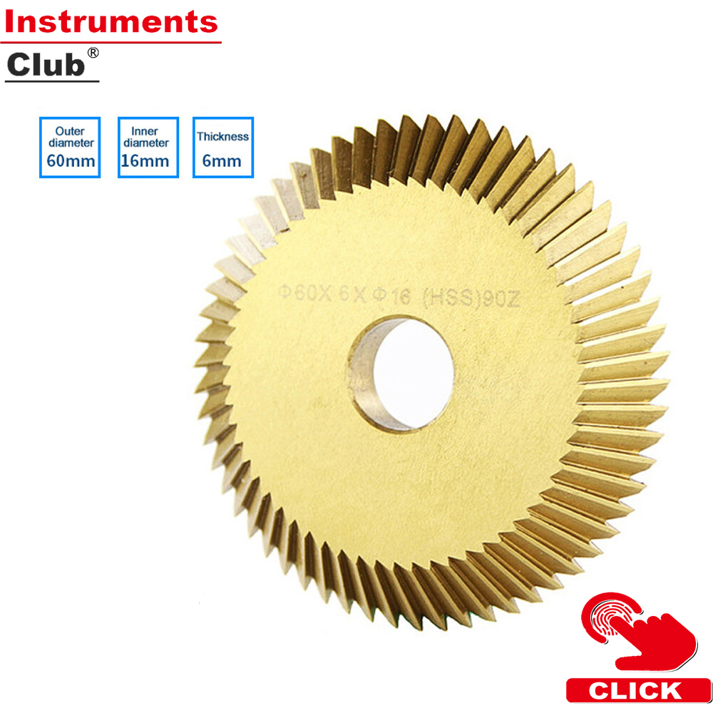High Speed Steel Cutting Saw Blade Key Cutting Machine Blade Key Duplication Machine Milling Cutter Key Cutting Blade Locksmith Tool