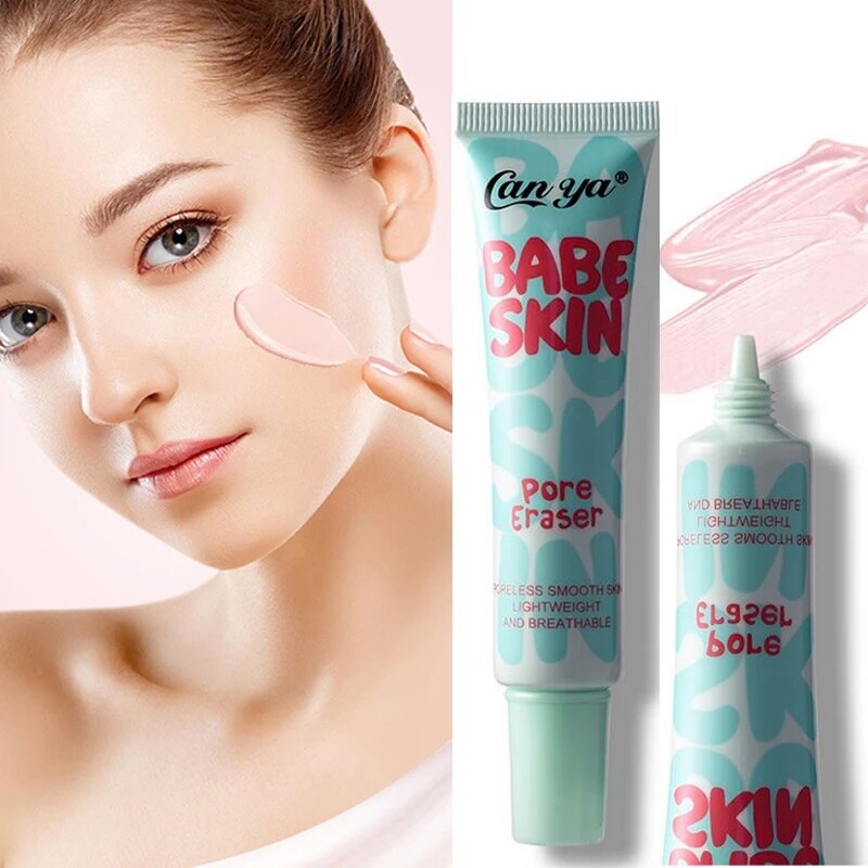 BABE SKIN Kem Lót Dạng Lỏng Che Phủ Mờ Trang Điểm Concealers Chăm Sóc Mặt Kem, Kem Nền Mờ Dầu Lỗ Chân Lông Vô Hình- Kem Che Khuyết Điểm Mỹ Phẩm Control