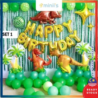 Green Jurassic Park Dinosaur Premium Kids Birthday Party