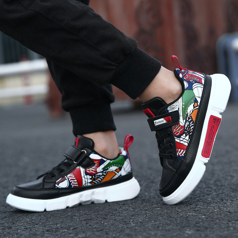 boys black school joggers