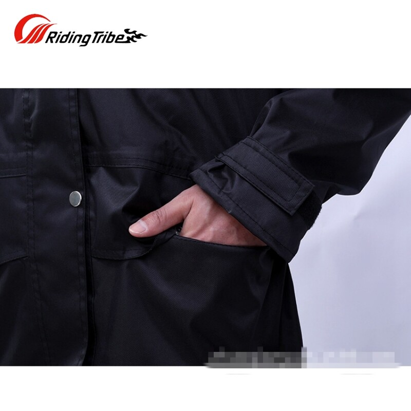 Riding Tribe dày Áo Mưa Bộ áo mưa xe máy bộ người lớn chia hai lớp áo mưa quần