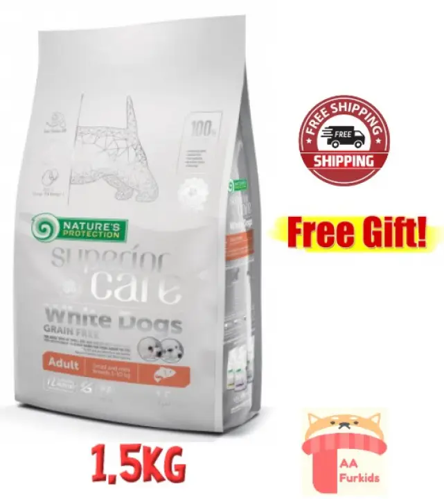 nature's protection superior care white dogs small and mini breeds