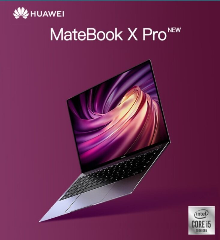 NEW 2020 Huawei Matebook X Pro 10th Gen I7-10510U/16G/512GB/MX250 3k touch screen Malaysia