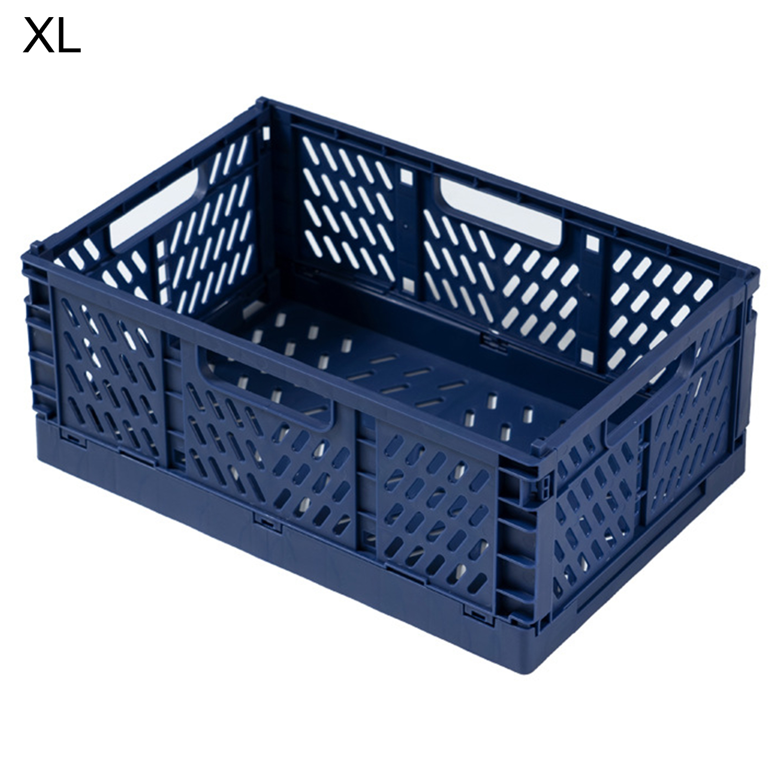 Terylin [Hàng Có Sẵn] Giỏ Đựng Đồ Thùng Nhựa Gấp Gọn Chịu Lực Lớn Hộp Đựng Đồ Cho Nhà Bếp
