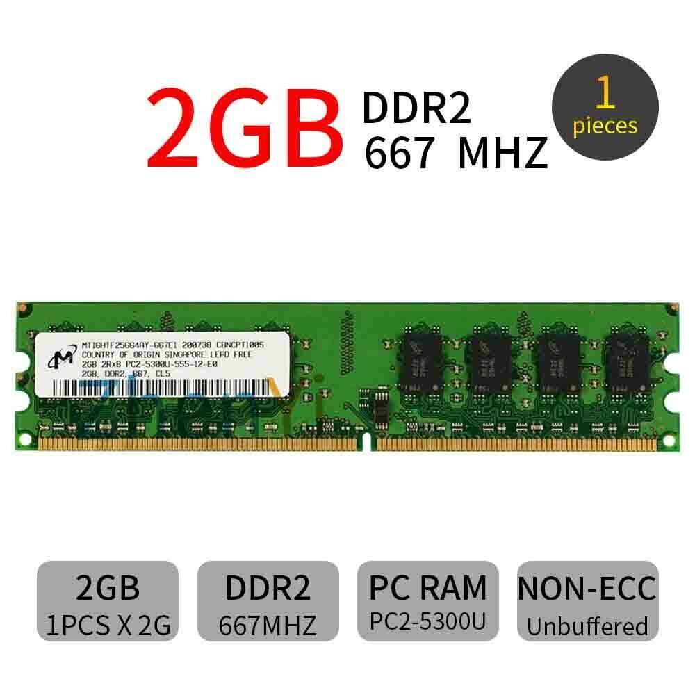 Komputerbay 4GB DDR2 RAM Kit - 2x2GB 667MHz PC2-5300 DIMM Speicher