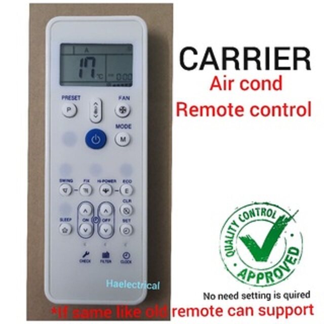 carrier air cond remote control Lazada