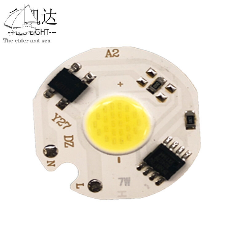 Đèn Chip LED COB 220V 3W/5W/7W/10W Đèn Chiếu Sáng Đèn Pha Tự Làm