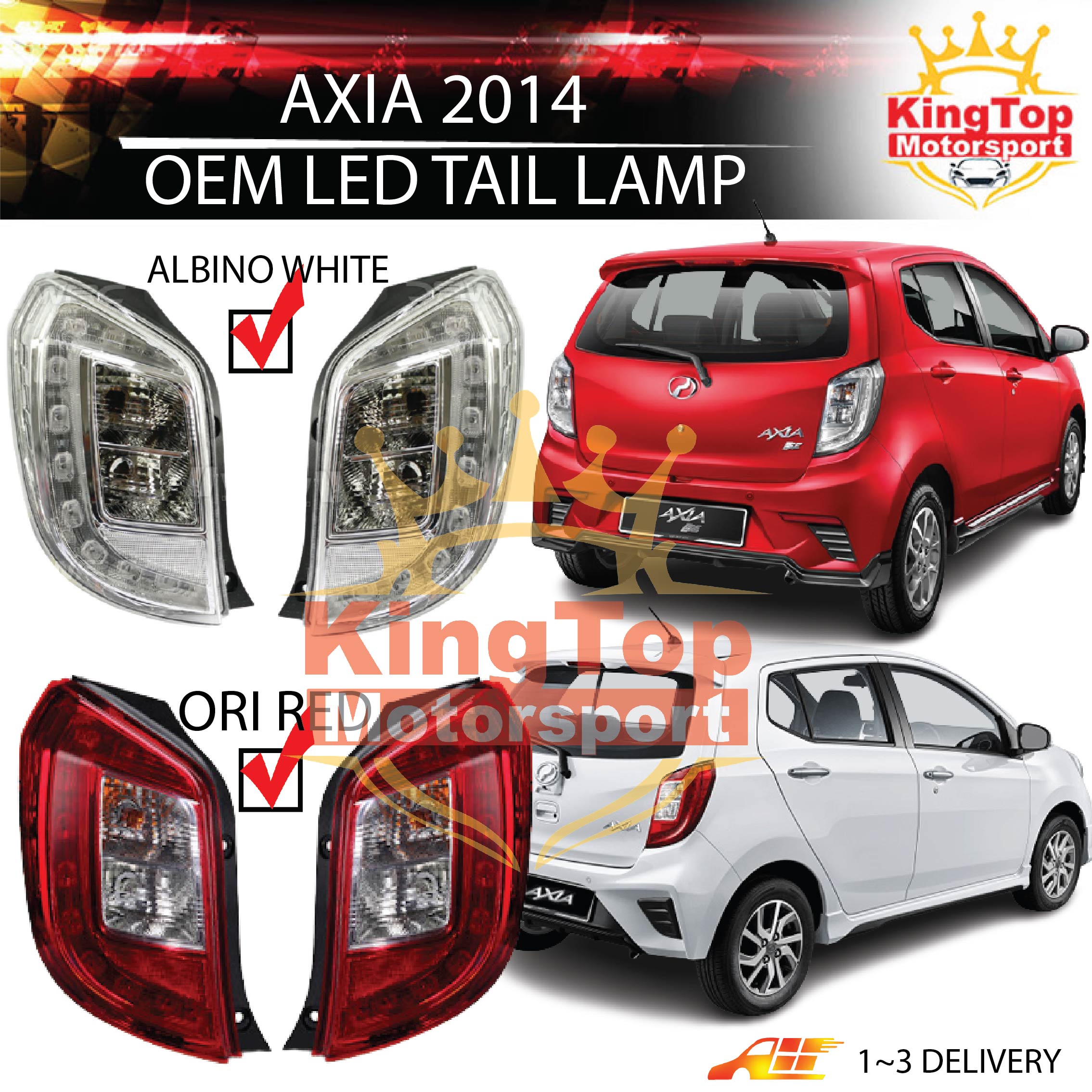 PERODUA AXIA SE 2014-2017 ADVANCE TAIL LAMP | Lazada