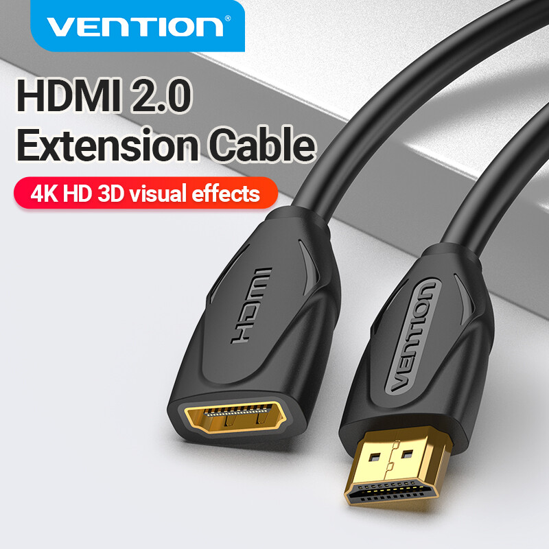 Vention HDMI Extension Cable Male to Female HDMI Cable 4K 3D 1.4v HDMI 1M/2M/3M/5M Extended Cable for HD TV LCD Laptop PS3 Projector