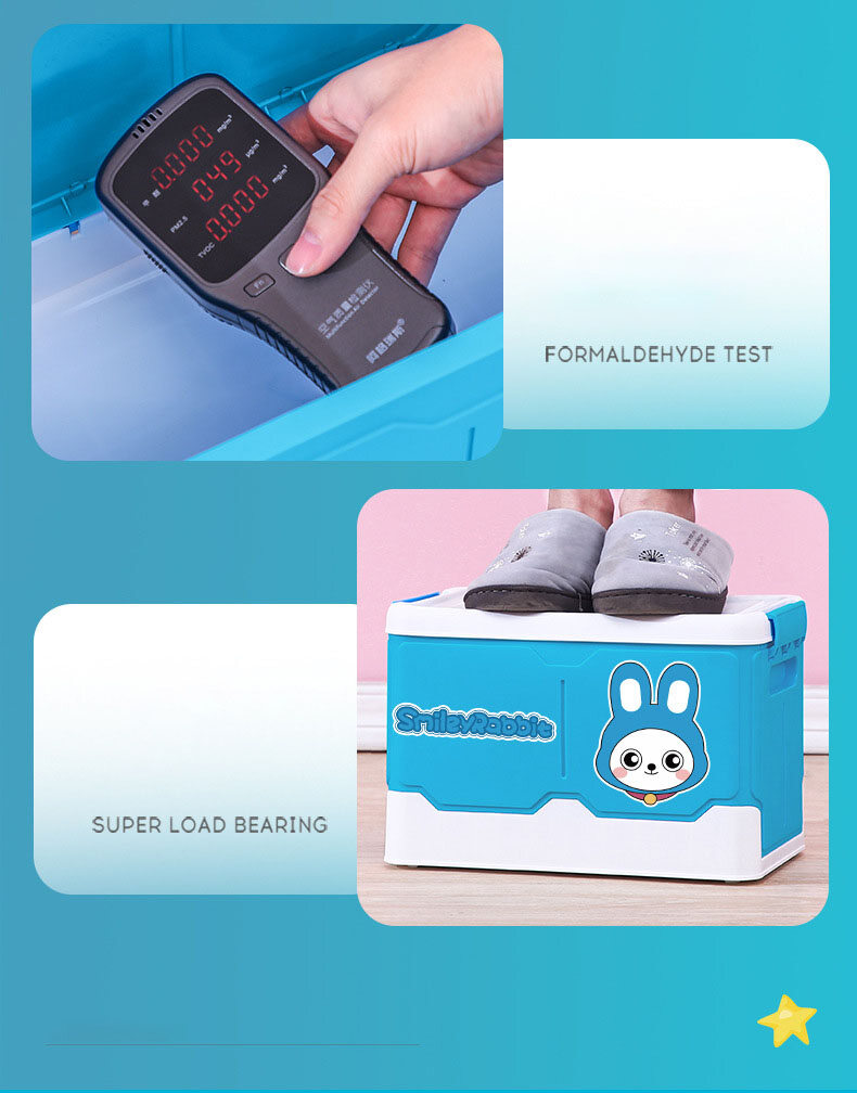 XINLANYASHE Multi-purpose storage box, storage box, storage box, storage shelf, drawer box, shelf, storage shelf for storing things tidy. Strong and durable to use. There are many colors to choose from. Foldable Toy Storage Box for Home Use