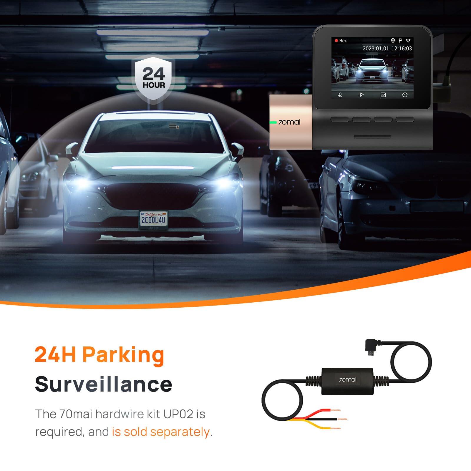 Dash Cam 70mai Lite 1080P Full HD Resolution With 2-Inch LED