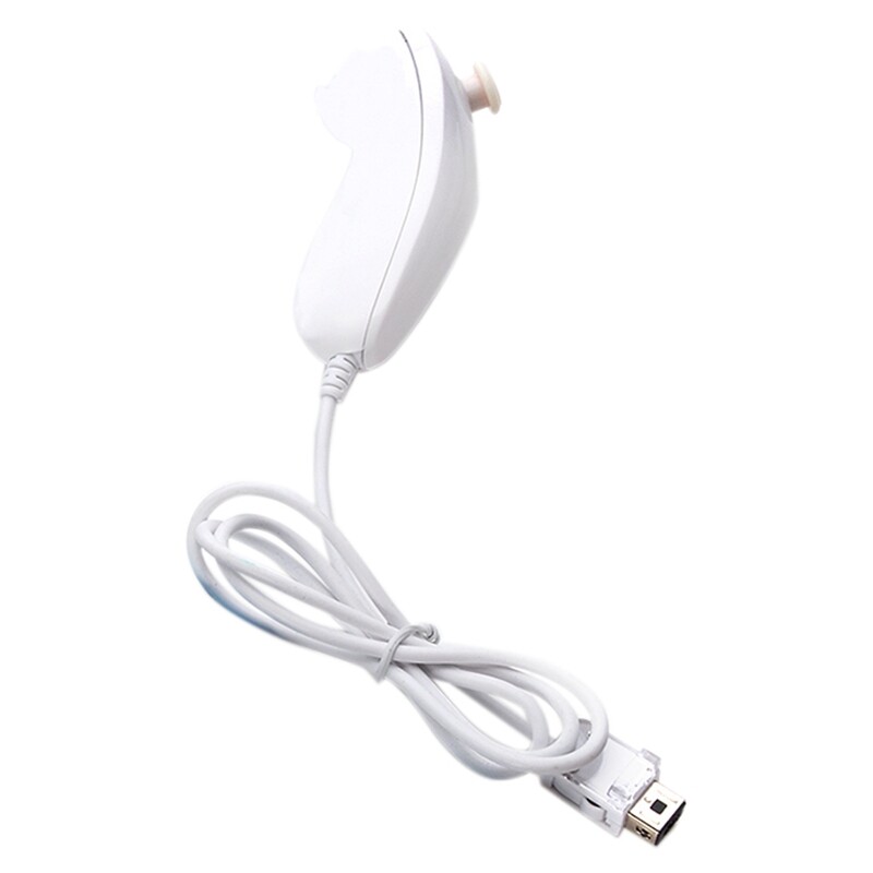 Nunchuck Nunchuk Video Game Controller Remote For Nintendo Wii Console 5 Colors