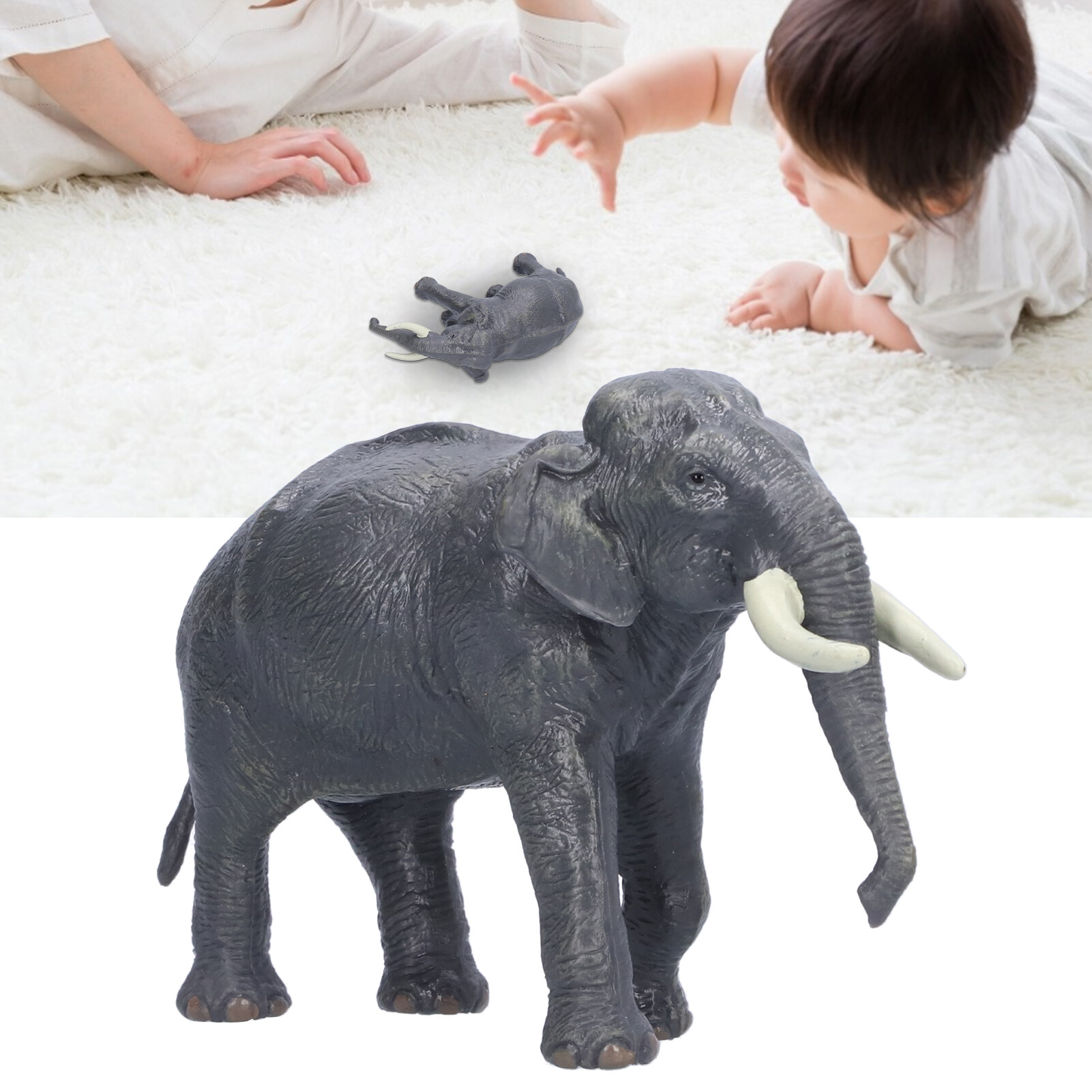 Elephant Model, Simulation Elephant Model Ornament Elephant Model Ornament for Home for School