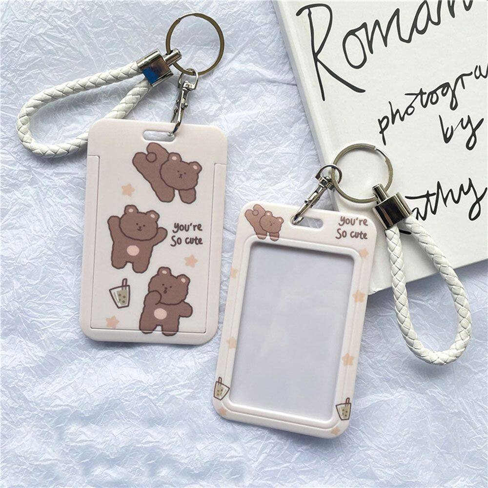 1x Card holder Women Men Business Card Holder Cartoon Cute Credit Card Holders Bank ID Holders